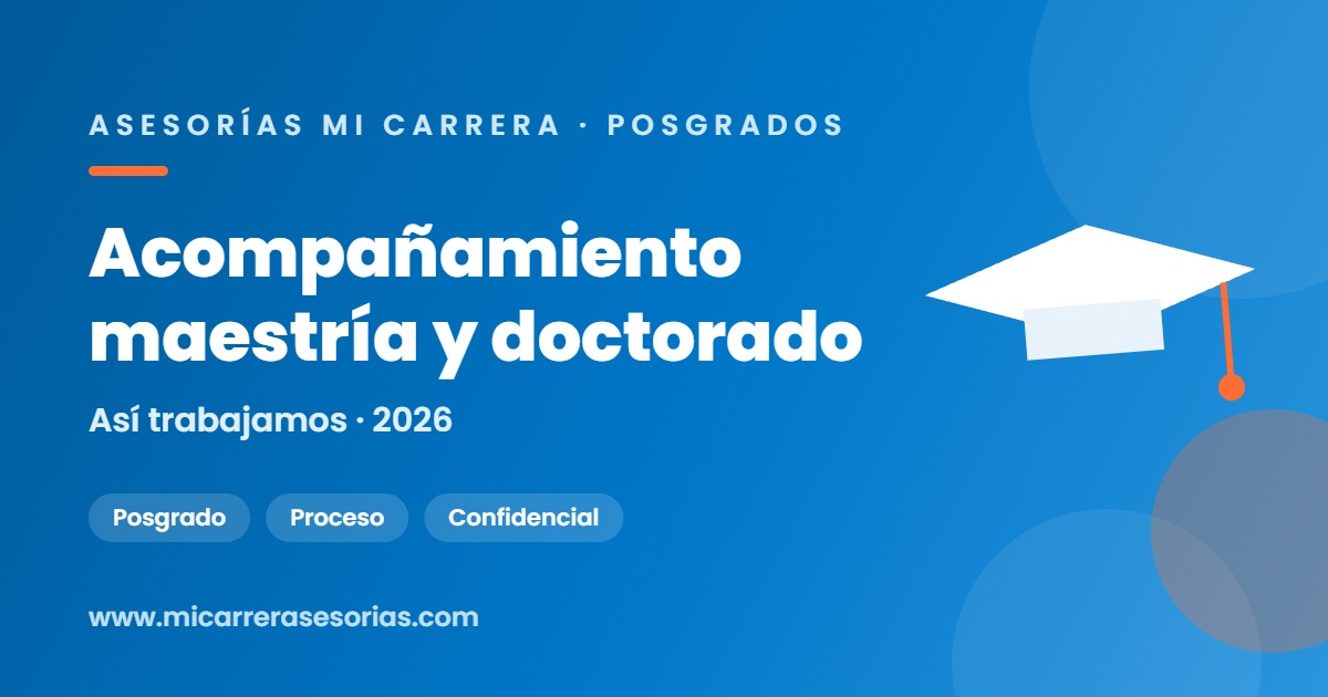 acompañamiento maestría y doctorado
