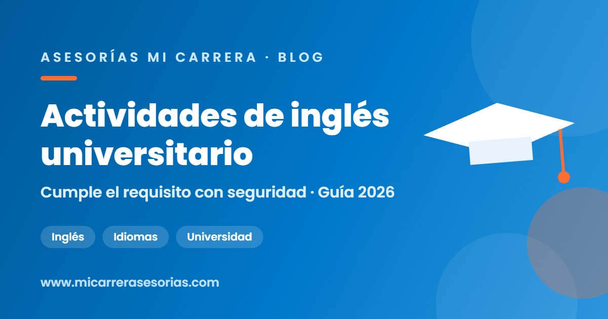actividades ingles universitario