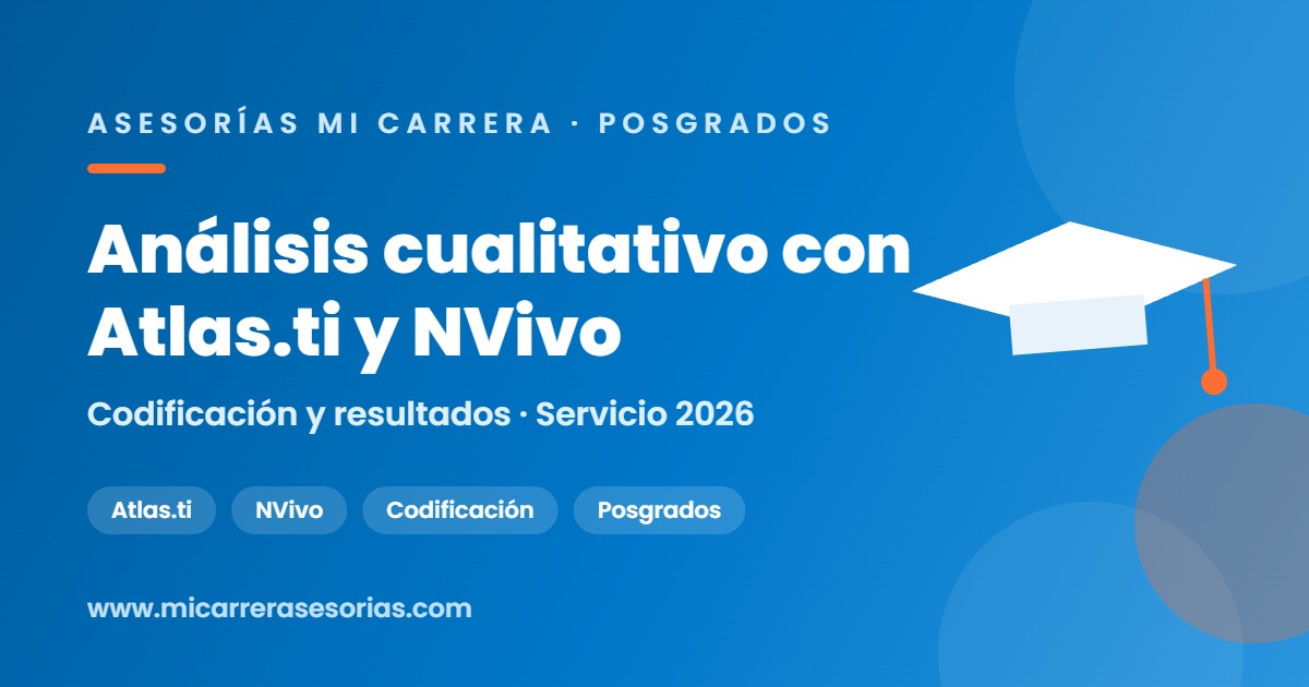 análisis cualitativo Atlas.ti NVivo