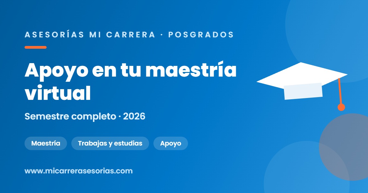 apoyo maestría virtual