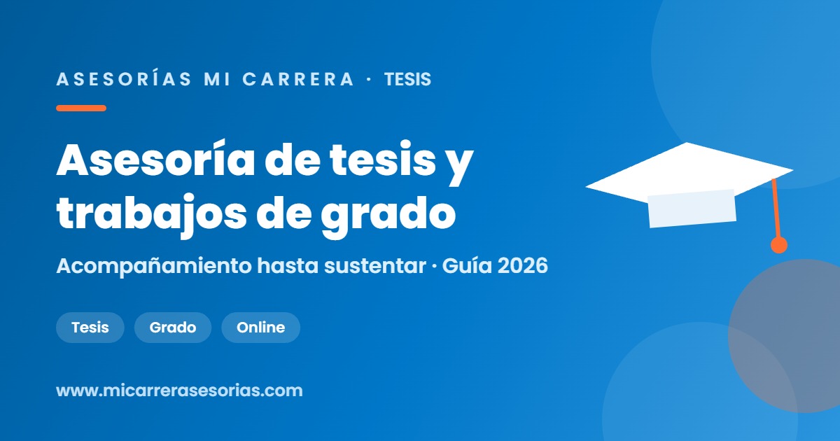 asesoria de tesis y trabajos de grado