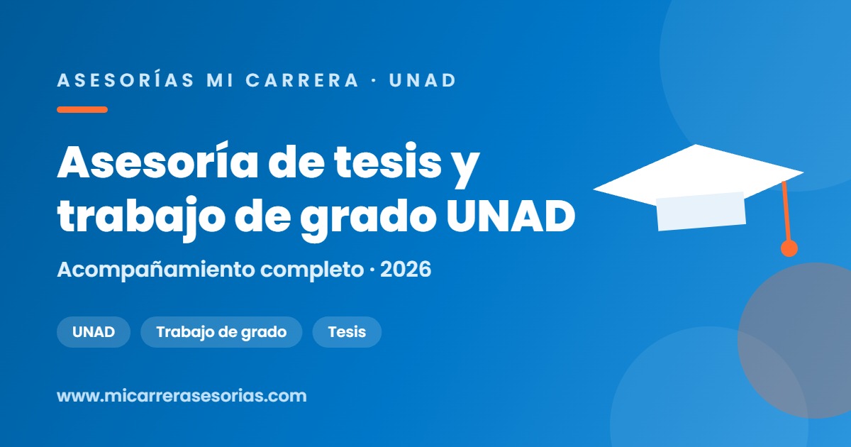 asesoría tesis UNAD