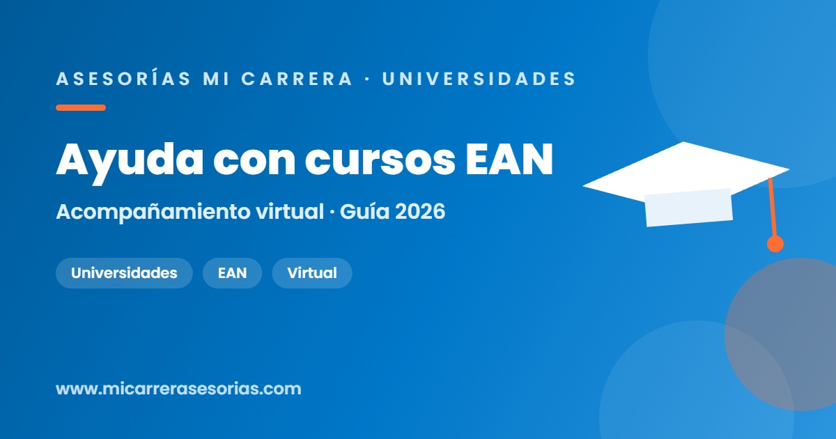 ayuda cursos ean