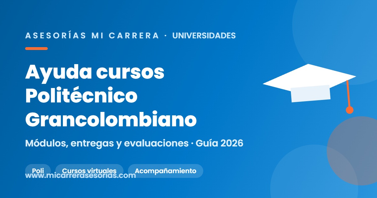 ayuda cursos politecnico grancolombiano