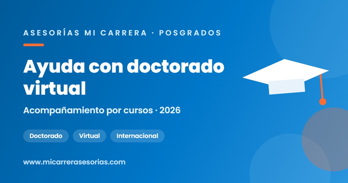 ayuda doctorado virtual
