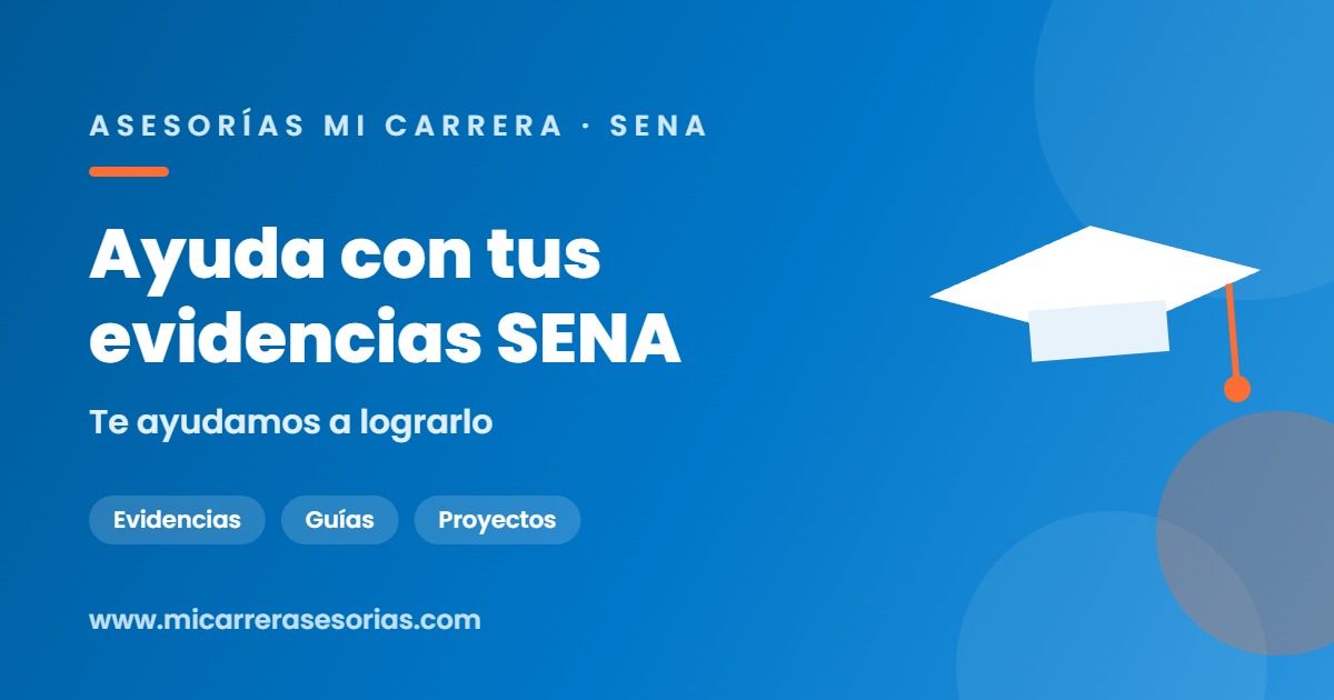 evidencias del SENA