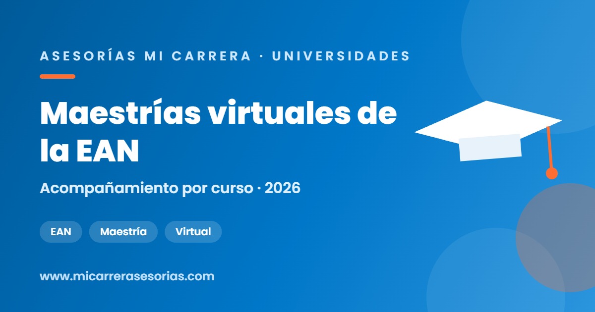ayuda maestría EAN