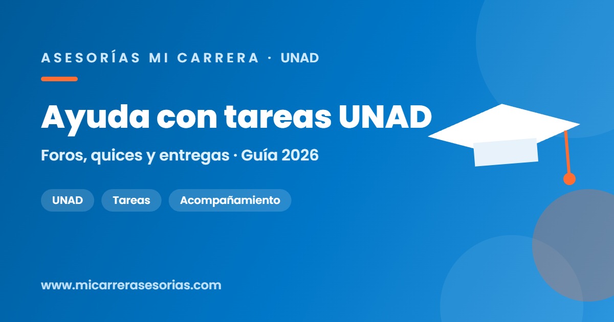 ayuda tareas unad