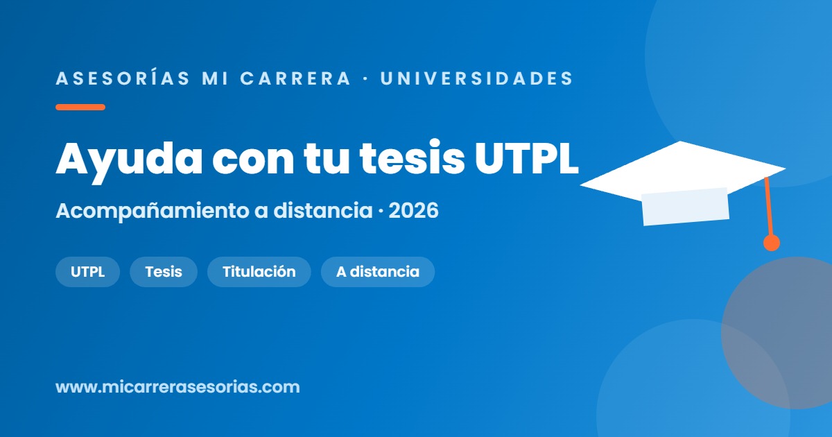 ayuda tesis UTPL