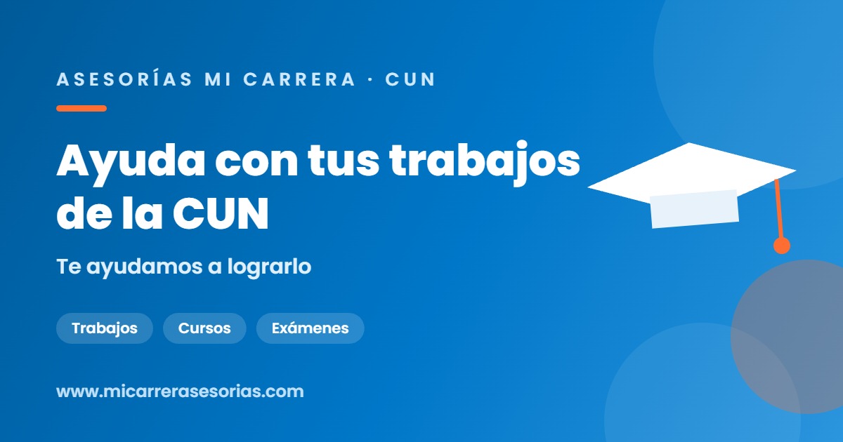 trabajos de la CUN