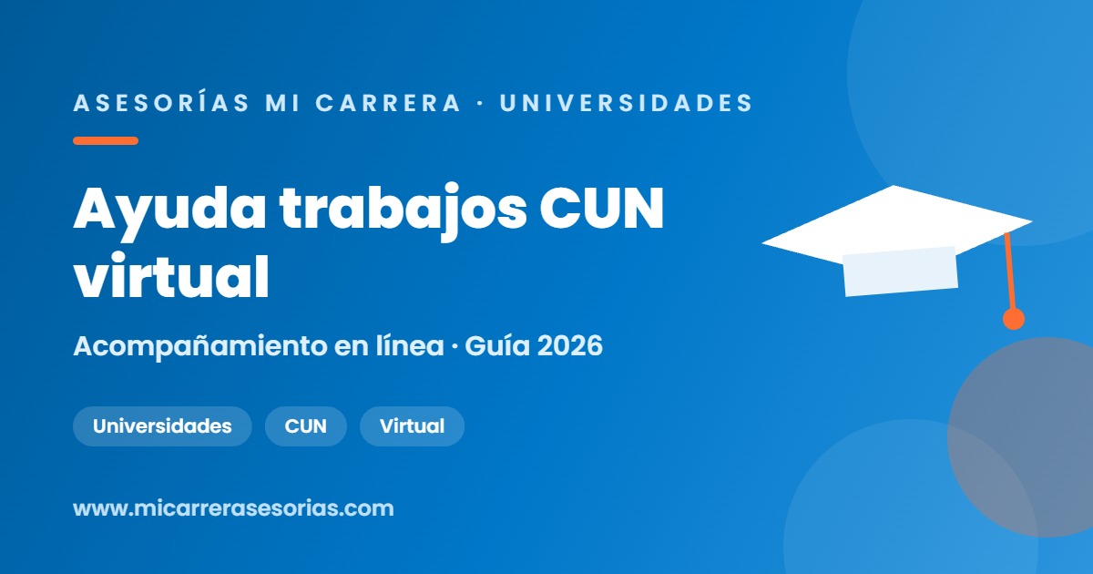 ayuda trabajos cun virtual