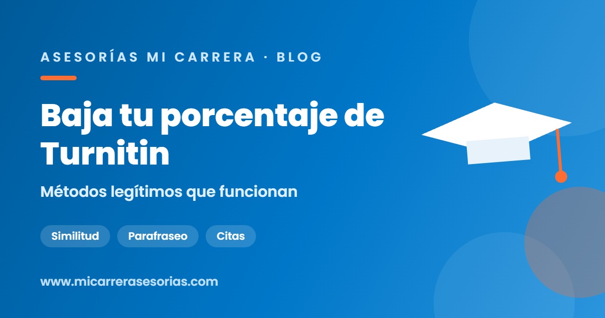 porcentaje de Turnitin
