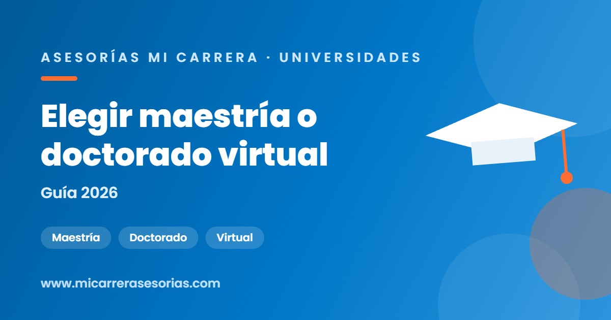 maestrías virtuales Colombia