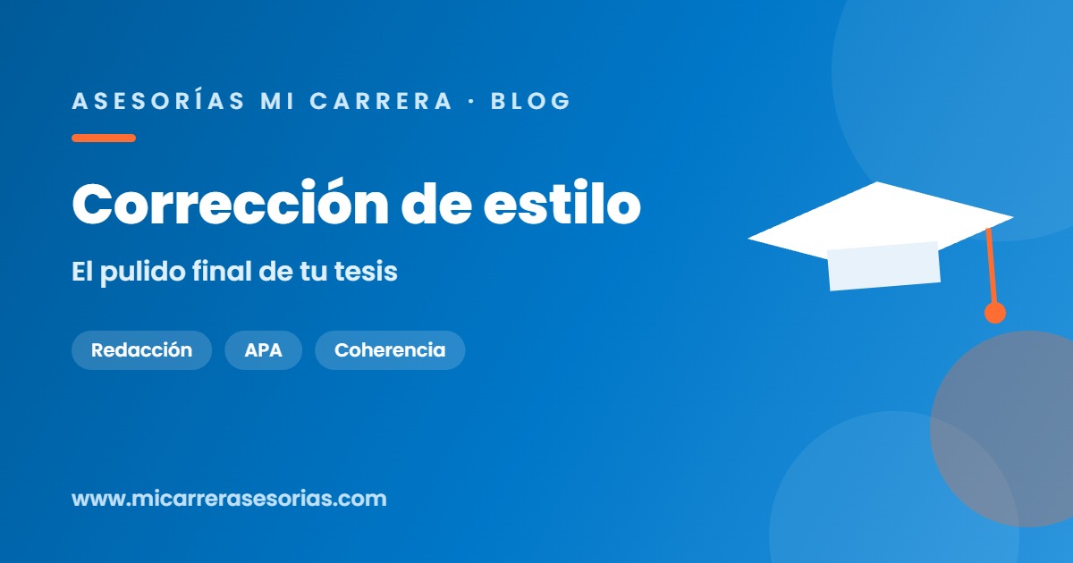 corrección de estilo