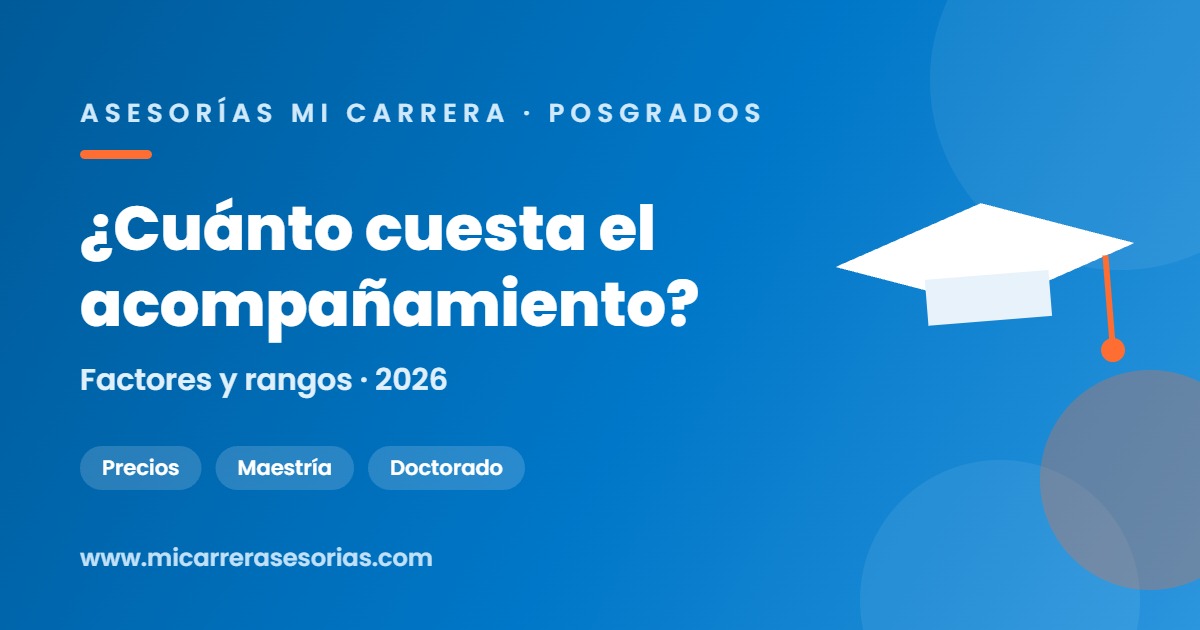 cuánto cuesta ayuda con la maestría
