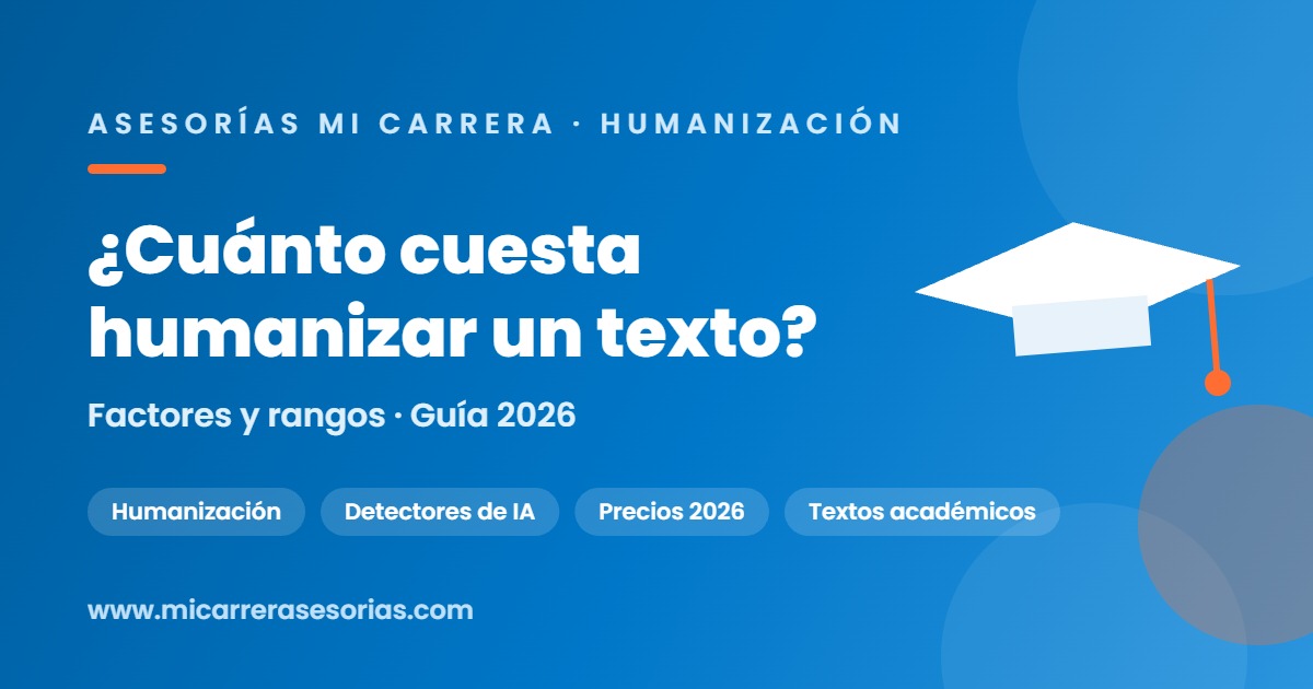 cuánto cuesta humanizar un texto