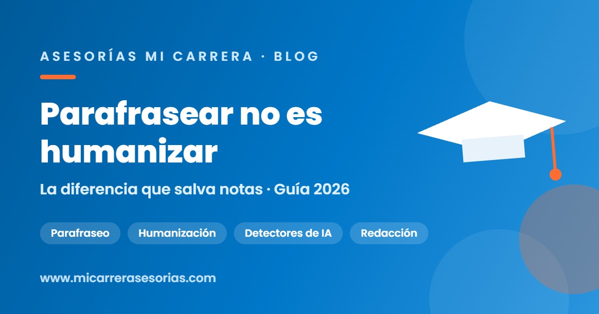 diferencia entre parafrasear y humanizar