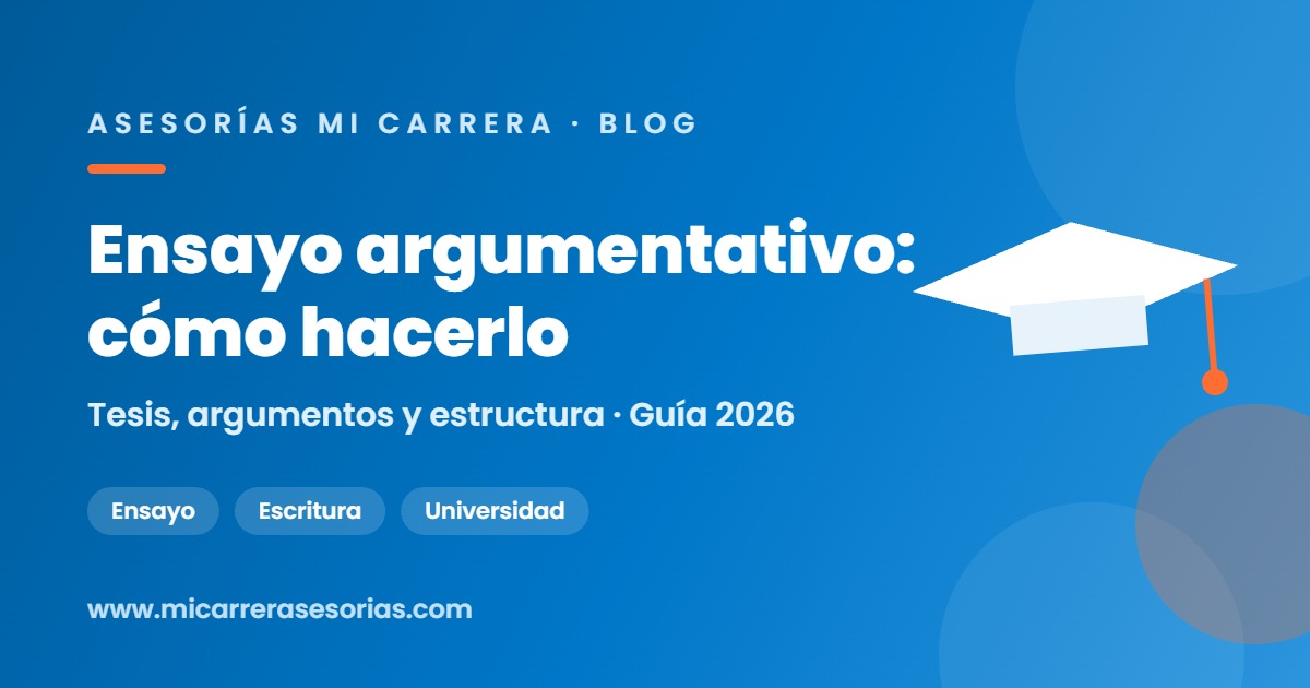 ensayo argumentativo como hacerlo