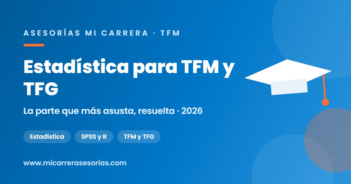 estadística para TFM
