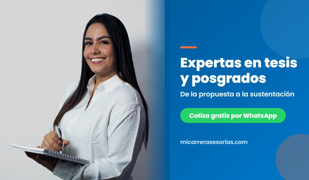 Asesorías Mi Carrera te da asesoria de tesis y trabajos de grado