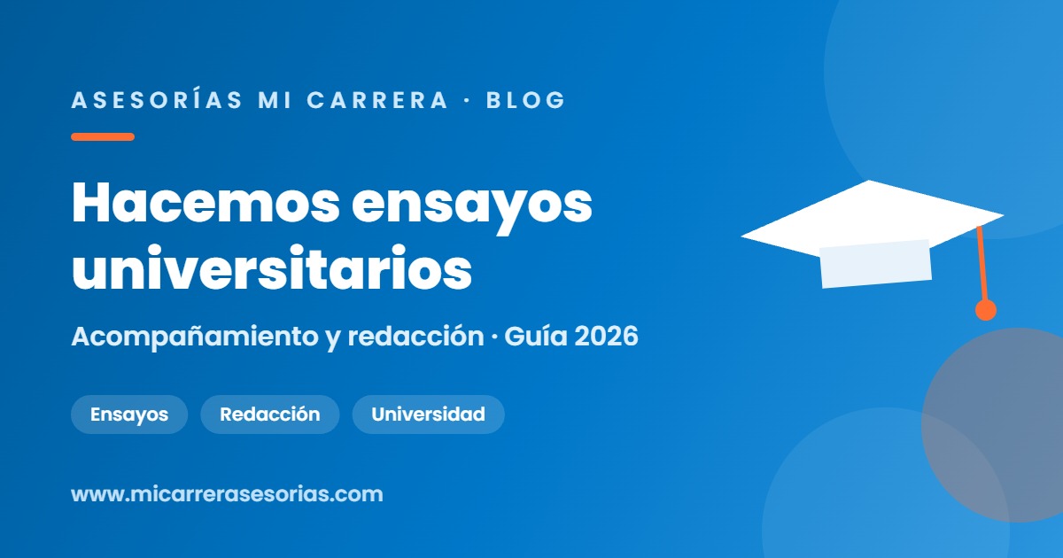 hacemos ensayos universitarios