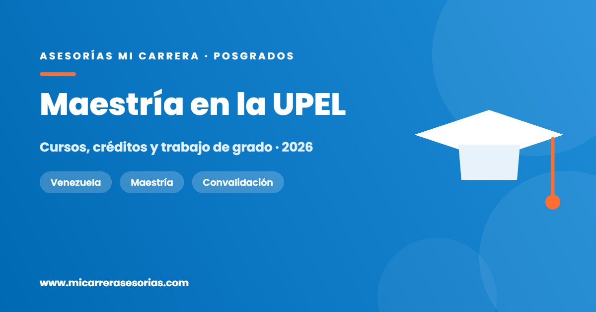 Maestría en la UPEL