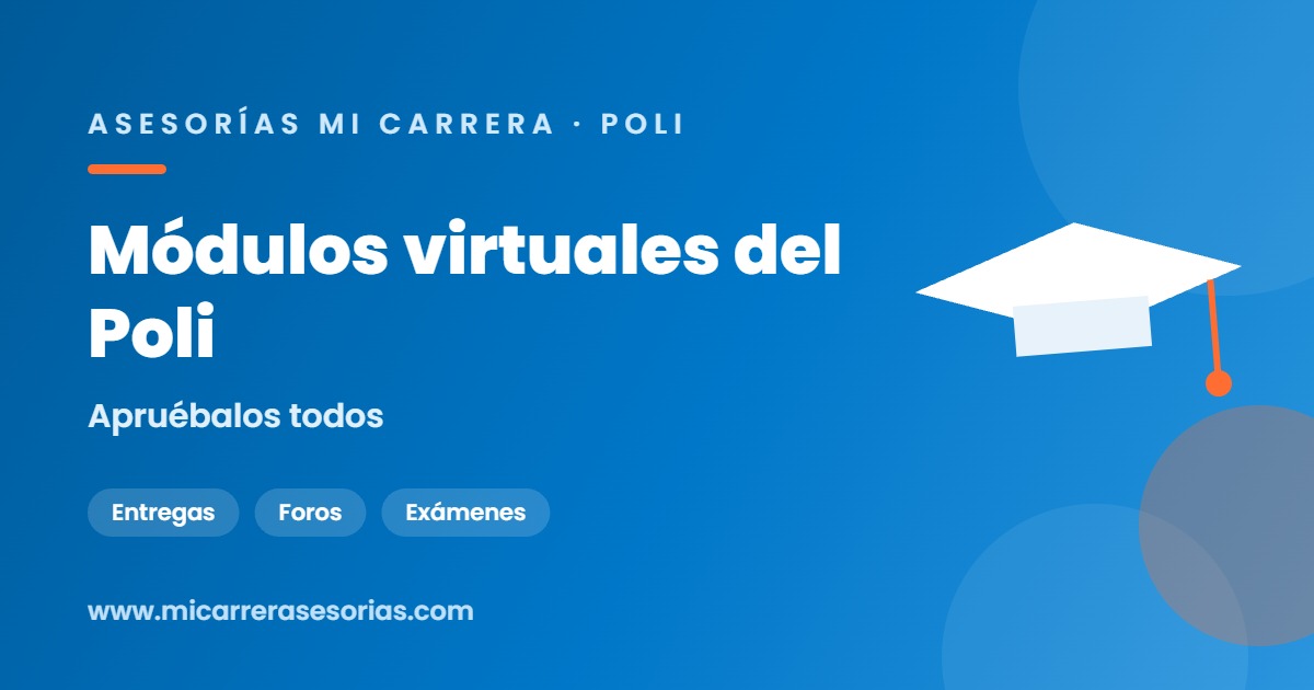 módulos virtuales del Poli