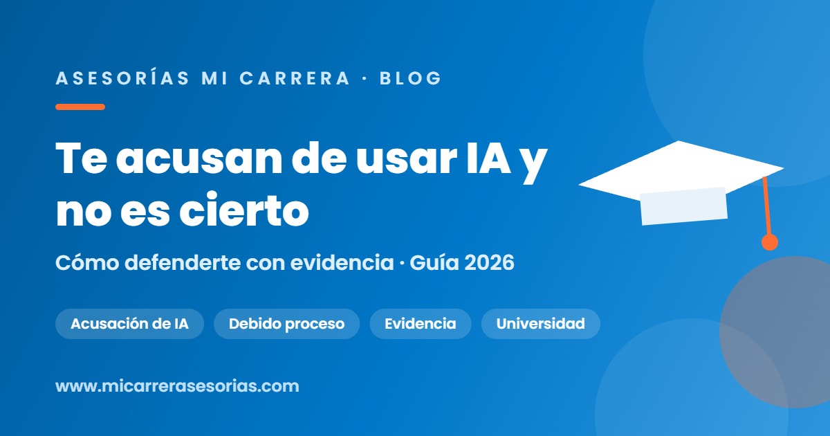 profesor me acusa de usar IA