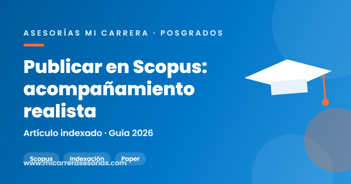 publicar en Scopus ayuda