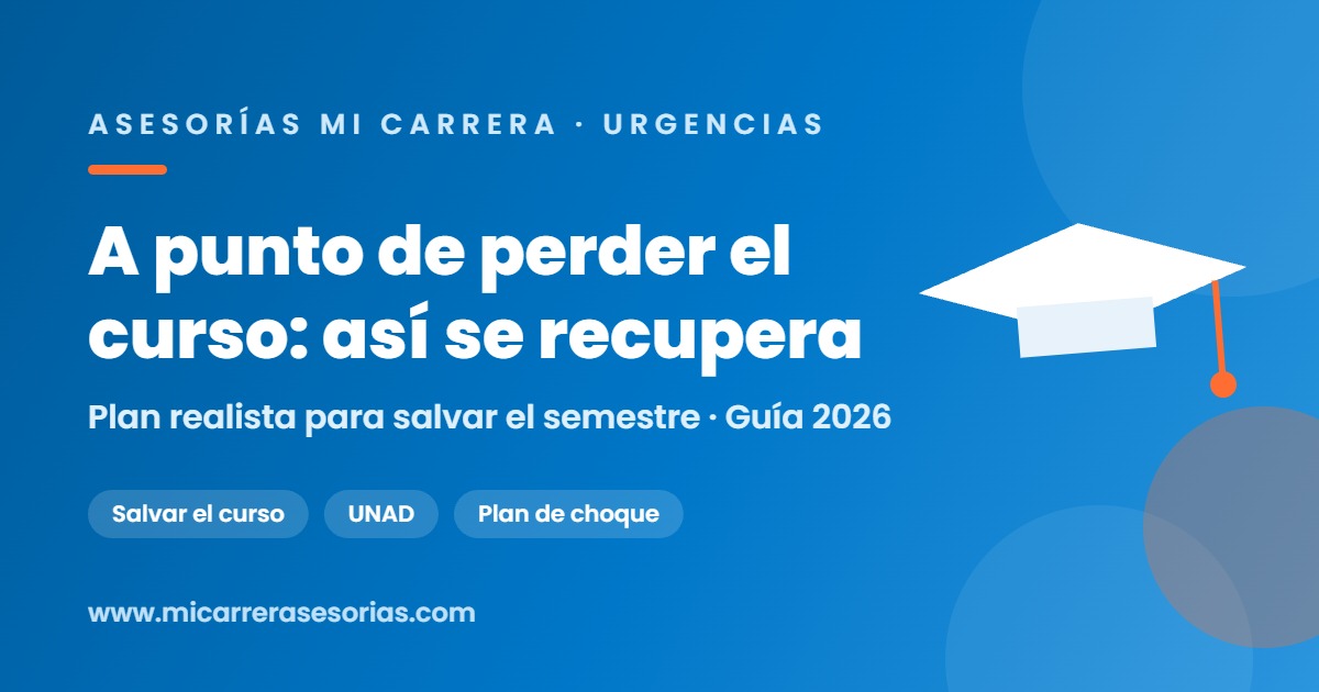 recuperar curso universitario