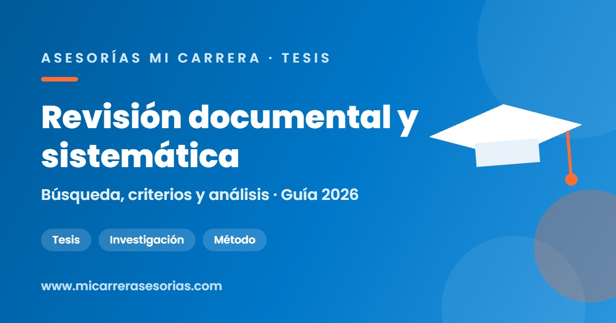 revision documental y sistematica