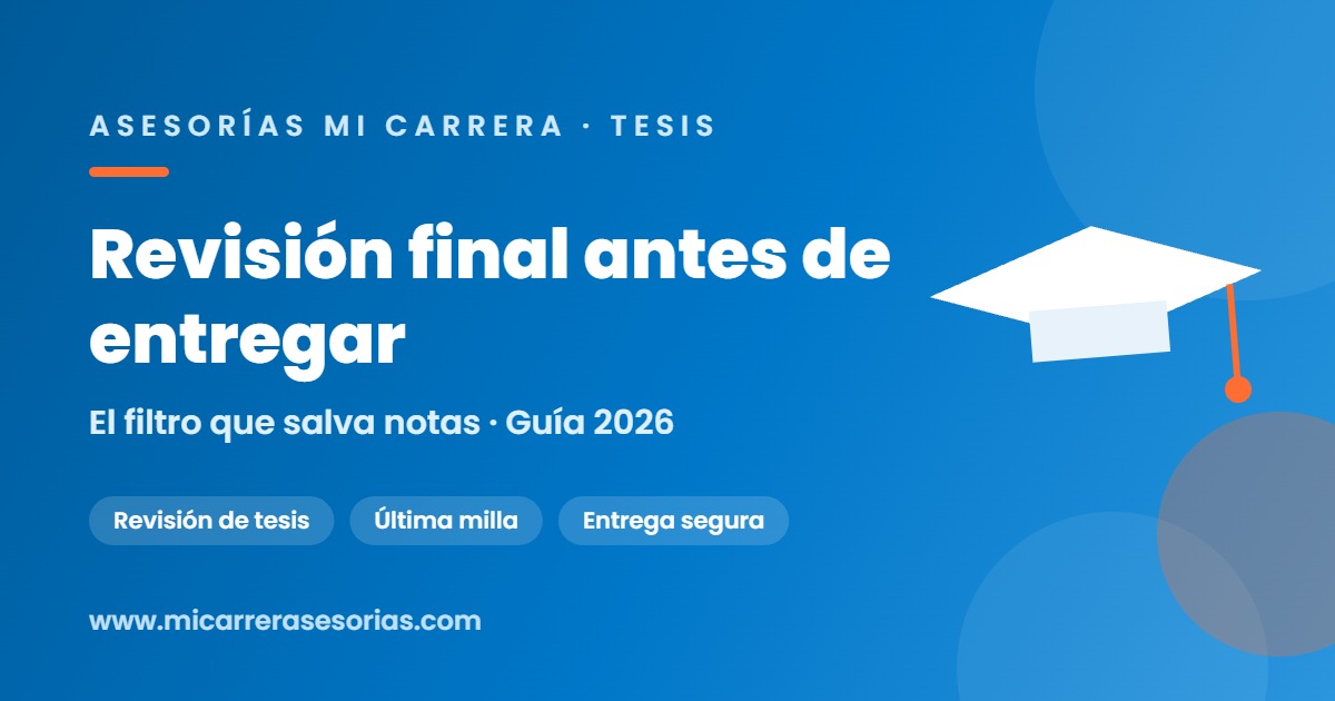revisión final de tesis