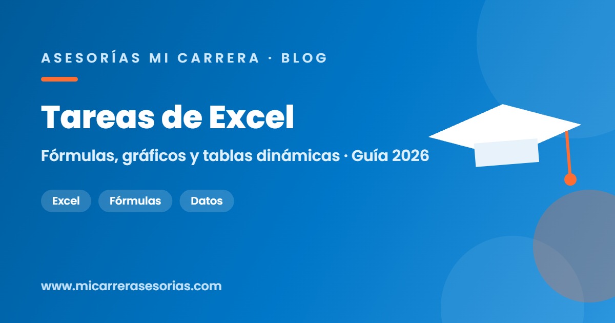tareas de excel