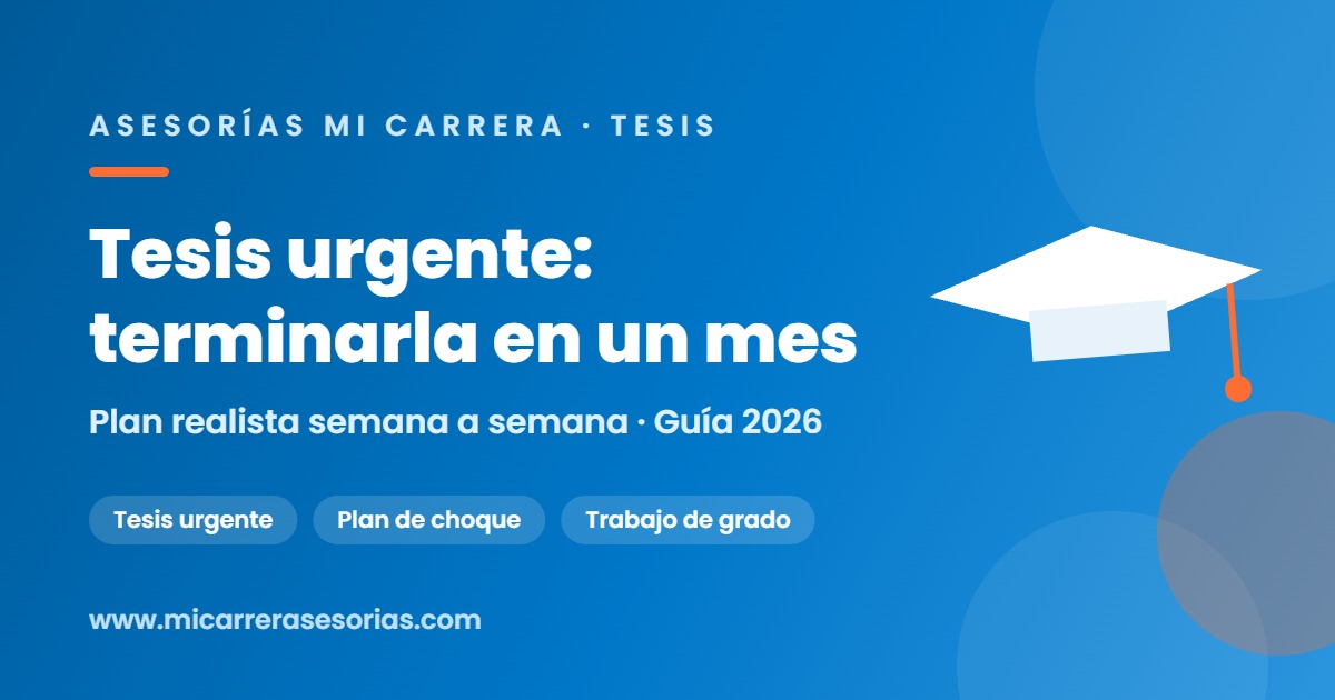 tesis urgente