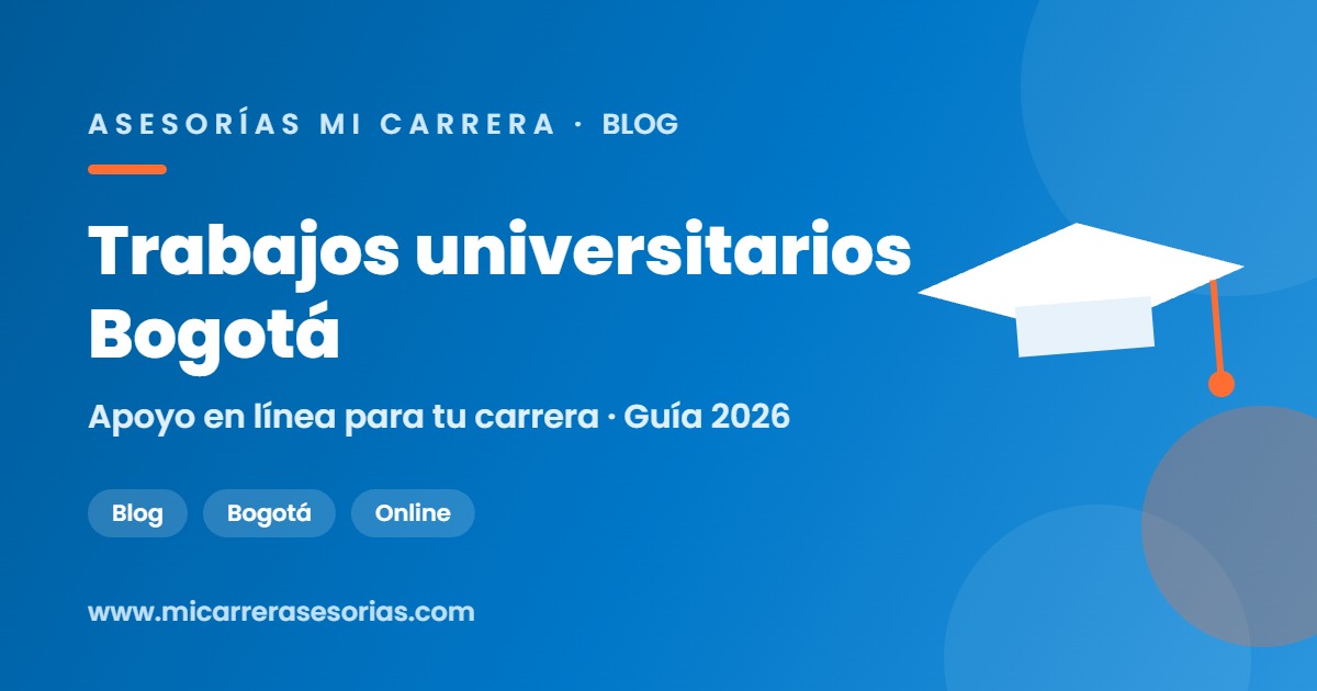 trabajos universitarios bogota
