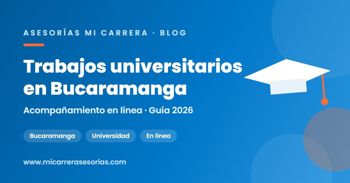 trabajos universitarios bucaramanga
