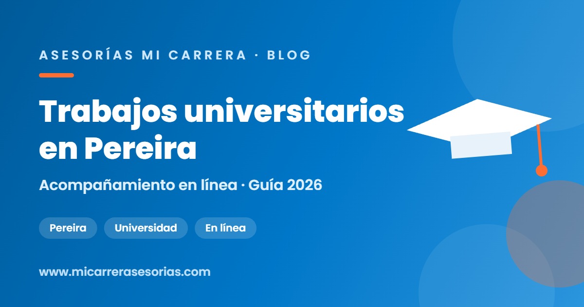 trabajos universitarios pereira