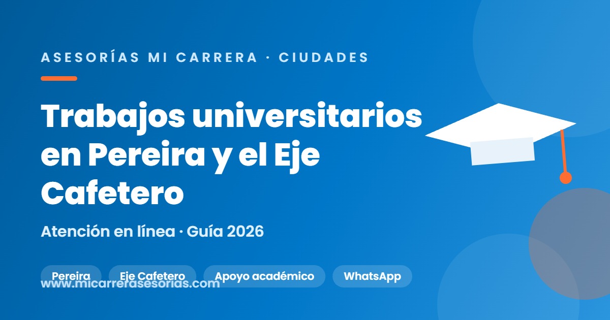trabajos universitarios Pereira