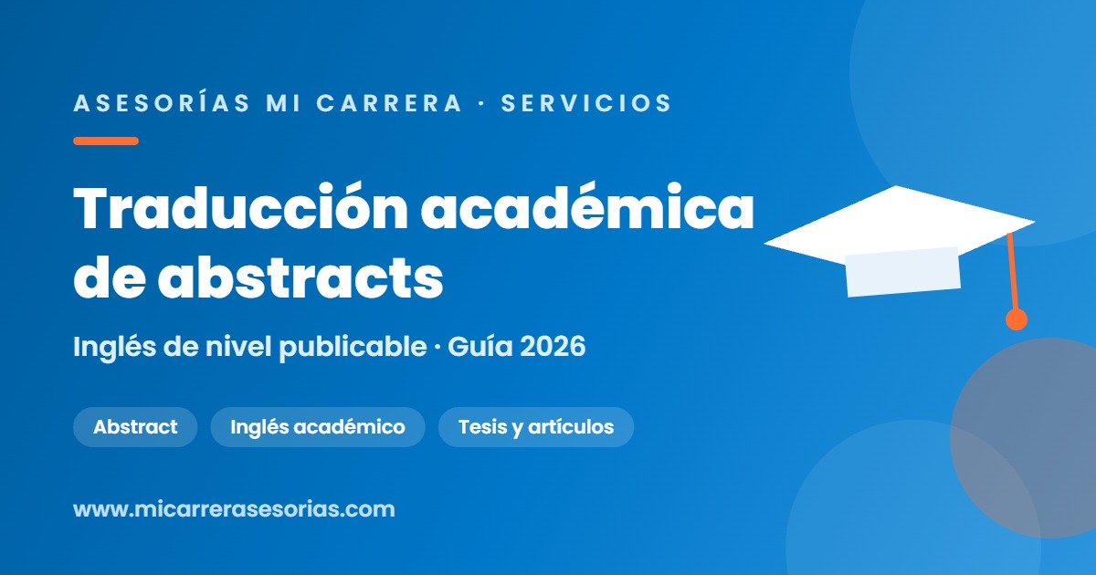 traducción de abstract